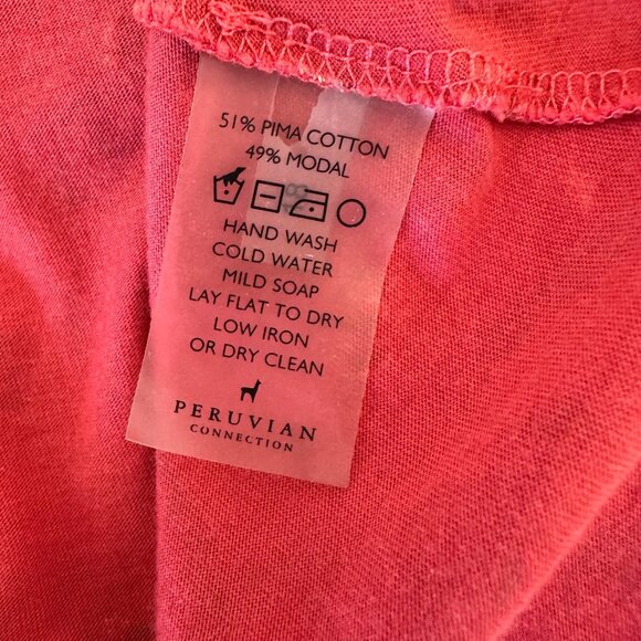 Peruvian Connection Artemis Tunic Top Size L Floral - Picture 8 of 9